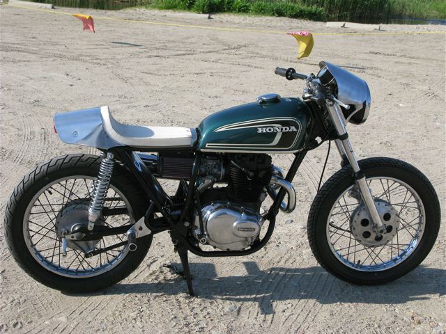 honda 360 cafe racer. 1974 CL360 Cafe Racer